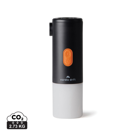 Gadgeturi mobile - Pompa aer portabila cu lanterna 200 lumeni Nordic Drift Titan