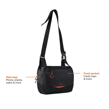 Geanta crossbody 4L poliester reciclat RCS Nordic Drift Trail [2]