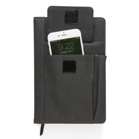 Agenda multifunctionala A5 cu buzunar pentru telefon si coperta PU [7]