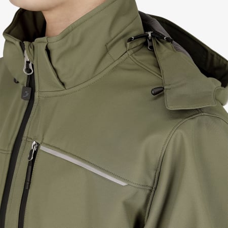 Geaca softshell hidrofuga OAK SSHELL JKT, barbati, Safety Jogger [6]