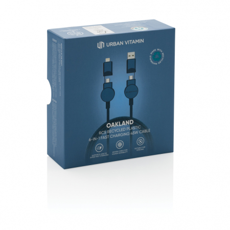 Cablu Oakland 6-in-1 fast charge 45W RCS reciclat [11]