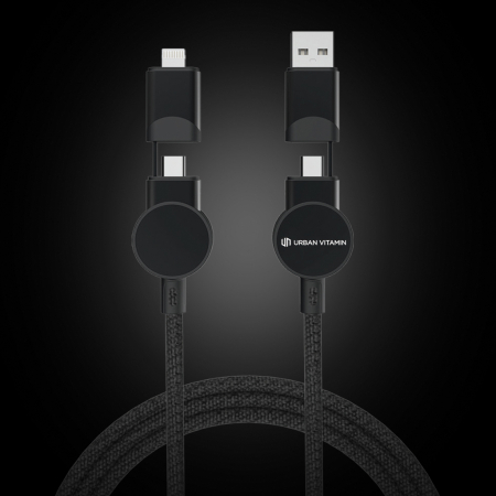 Cablu Oakland 6-in-1 fast charge 45W RCS reciclat [3]