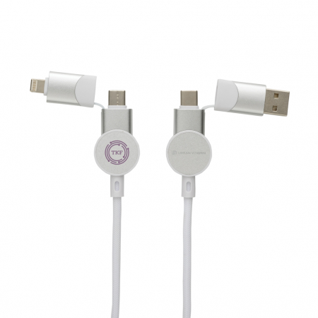 Cablu Oakland 6-in-1 fast charge 45W RCS reciclat [7]