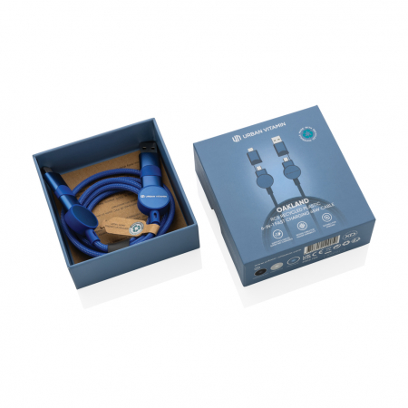 Cablu Oakland 6-in-1 fast charge 45W RCS reciclat [12]