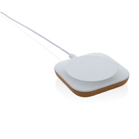 Incarcator wireless 10W Oregon, design din pluta FSC si plastic reciclat RCS [1]