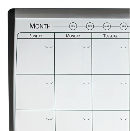 Organizator NOBO Combo, lunar, magnetic si pluta, 58.5x43 cm, include marker, burete si magneti [3]