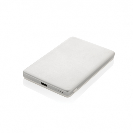 Powerbank magnetic 5.000 mAh RCS aluminiu reciclat, incarcare wireless 5W, Orion [1]