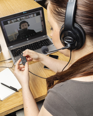 Casti cu fir over-ear USB stereo, microfon si control volum [7]