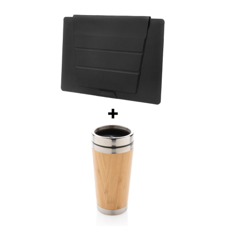 Pachete Cadou Premium - Pachet Cadou Coffee Break Deluxe Husa laptop 14'' multifunctionala + Sticla termoizolanta Eos Voyager