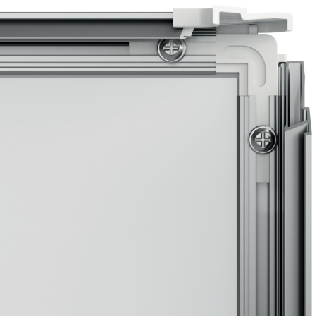 Panou dublu stradal NOBO Premium Plus, in forma de A, cu click, aluminiu, A1, gri [5]