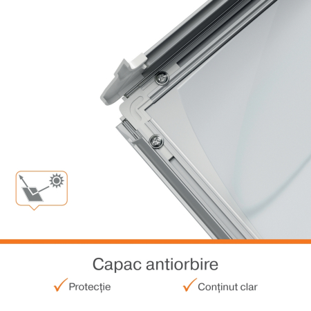 Panou dublu stradal NOBO Premium Plus, in forma de A, cu click, aluminiu, A1, gri [2]