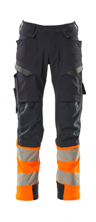 Pantaloni - Pantaloni cu benzi reflectorizante si buzunar pentru protectii la genunchi Mascot® ACCELERATE SAFE