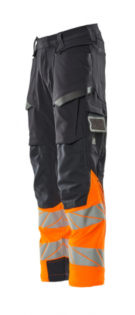Pantaloni cu benzi reflectorizante si buzunar pentru protectii la genunchi Mascot® ACCELERATE SAFE [4]