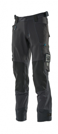 Pantaloni de lucru cu buzunare la genunchi [2]