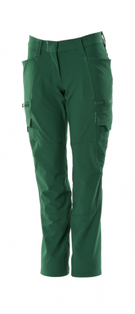 Pantaloni elastici cu buzunare pe coapse [1]