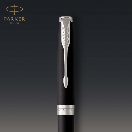 Pix Parker SONNET Matte Black, finisaj paladiu, cutie cadou [8]