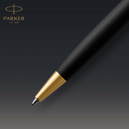 Pix Parker SONNET Matte Black, finisaj paladiu, cutie cadou [8]