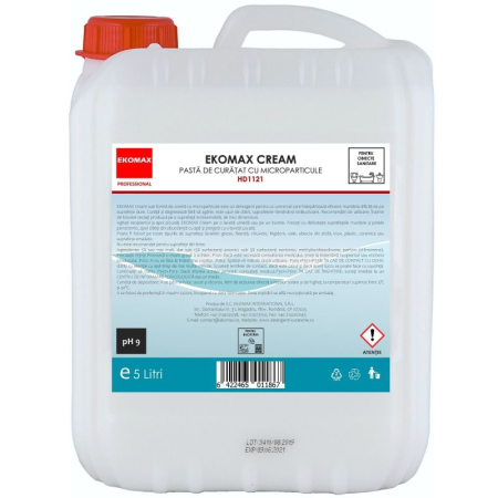 Unitate Protejata - PRODUCTIE - Pasta de curatat cu microparticule Ekomax Cream 5L