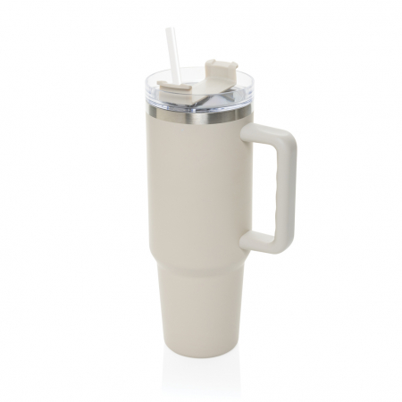 Pahar termic Peakflow otel reciclat 1200 ml cu maner [1]