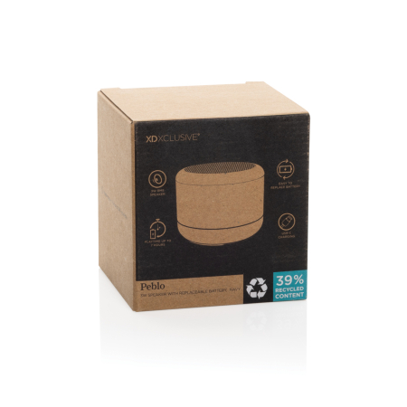 Boxa wireless Peblo RCS 3W, Bluetooth 5.3, USB-C, baterie detasabila 3. [10]