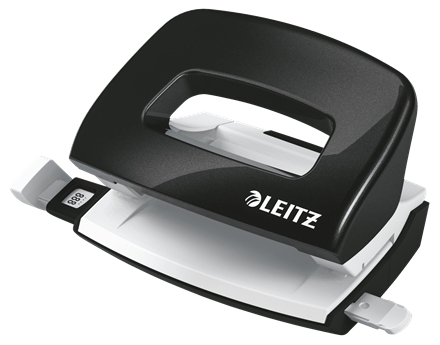 Perforator Leitz Mini 5060 10coli 1mm alb perlat [0]