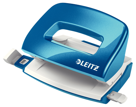 Perforator Leitz Mini 5060 10coli 1mm alb perlat [0]