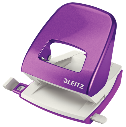 Perforator Leitz Wow 5008, 30coli,  alb [0]