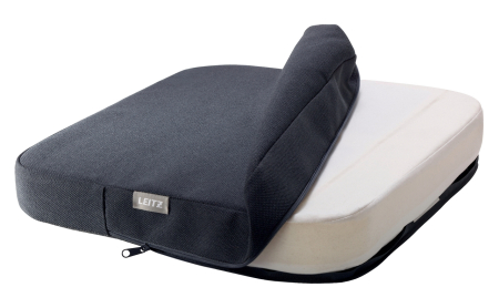 Pernuta ergonomica Leitz Ergo iComfi, pentru scaun, cu incalzire, spuma 5 cm, gri-carbune [4]