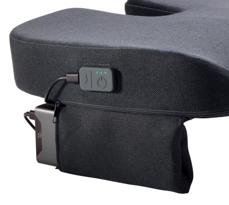 Pernuta ergonomica Leitz Ergo iComfi, pentru scaun, cu incalzire, spuma 7 cm, gri-carbune [2]