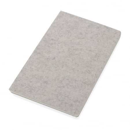 Agenda A5 Phrase din fetru reciclat GRS – 192 pagini dictando albe, eco-friendly [2]