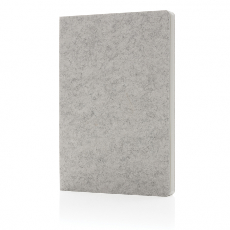 Agenda A5 Phrase din fetru reciclat GRS – 192 pagini dictando albe, eco-friendly [1]
