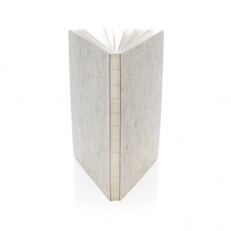 Agenda A5 Phrase din fetru reciclat GRS – 192 pagini dictando albe, eco-friendly [5]