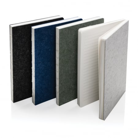 Agenda A5 Phrase din fetru reciclat GRS – 192 pagini dictando albe, eco-friendly [7]