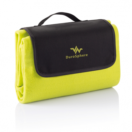 Patura de picnic fleece impermeabila 130x145 cm [4]