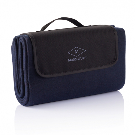 Patura de picnic fleece impermeabila 130x145 cm [4]