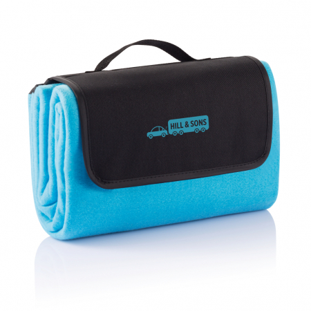 Patura de picnic fleece impermeabila 130x145 cm [4]