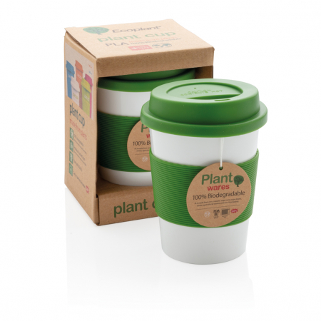 Cana cafea PLA 350 ml eco-friendly cu capac silicon [7]