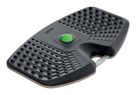 Scaune si produse ergonomice - Placă de echilibru Leitz Ergo, 14°, lemn FSC, minge masaj detașabilă