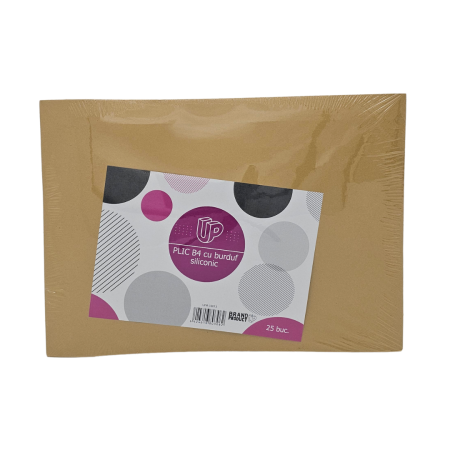 Plic B4 cu burduf siliconic maro, 25 buc/set [1]