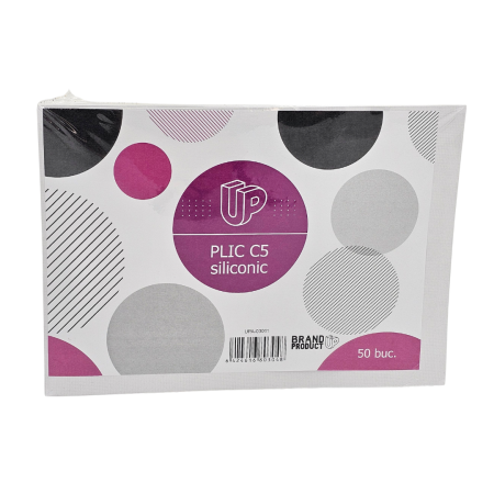 Hartie si articole din hartie - Plic C5 siliconic alb, 50 buc/set
