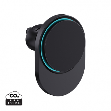 Electronice si accesorii tech - Suport auto magnetic incarcare wireless 15W, ABS reciclat RCS, PowerCruze