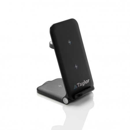 Stand de incarcare wireless 3-in-1 15W Powerpal, ABS reciclat RCS, pliabil [6]