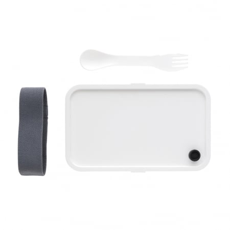 Caserola de pranz din PP cu spork, 0.8L practica si rezistenta [7]