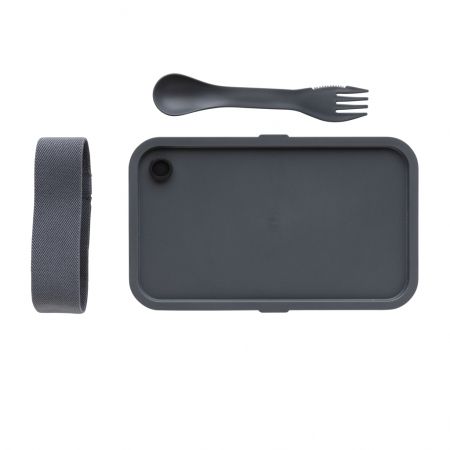 Caserola de pranz din PP cu spork, 0.8L practica si rezistenta [7]