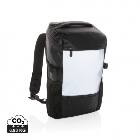 Rucsacuri si articole de calatorie - Rucsac laptop 15.6" reflectorizant, PU, rezistent la apa