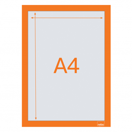 Rama auto-adeziva NOBO, magnetica, A4, 2 buc/set - Eleganta si Functionalitate [4]