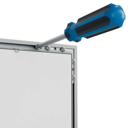 Rama pentru perete NOBO Premium Plus, aluminiu, cu cheie, A4, gri [6]
