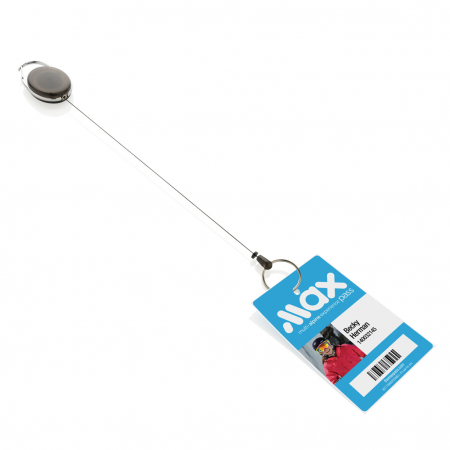 Breloc roller clip din ABS reciclat RCS cu cordon 60 cm si carabiniera [2]