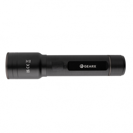 Lanterna heavy duty aluminiu reciclat RCS – 1500 lumeni, raza 800 m, USB-C, powerbank [2]