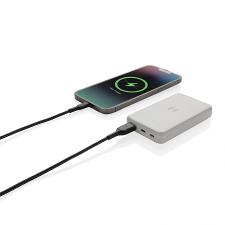 Powerbank 5.000 mAh RCS, incarcare wireless 5W, ABS reciclat [2]